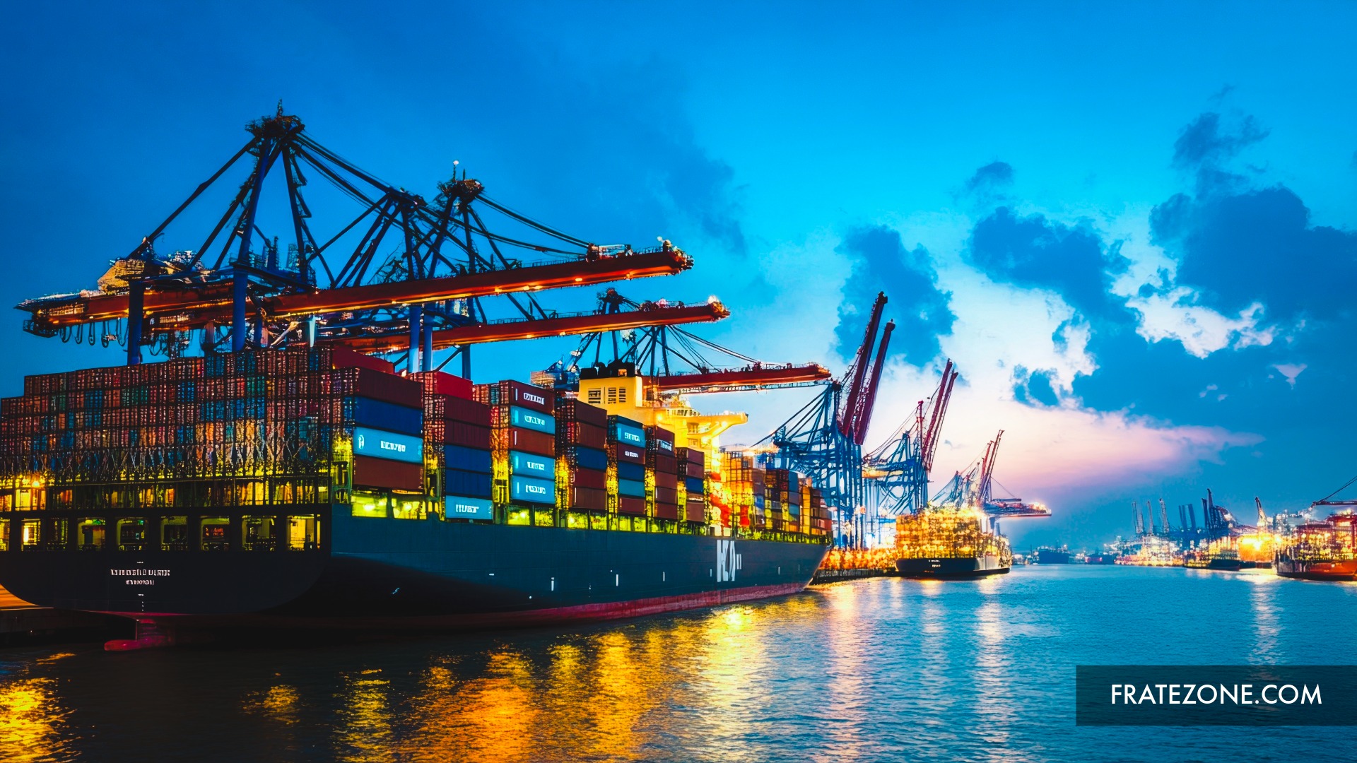 digital supply chain dashboard showing real-time container tracking and verified milestone updates for global freight to protect margins against 2026 tariff uncertainty.